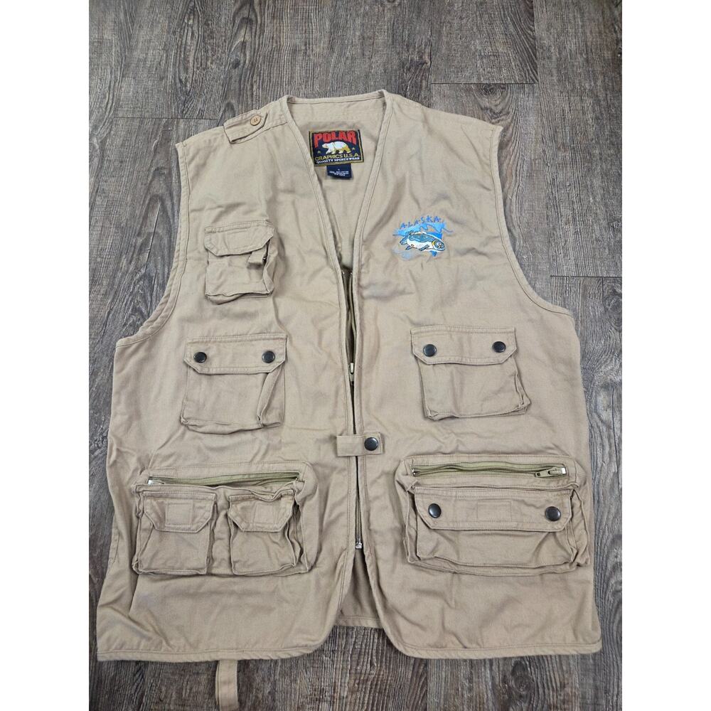 Polar Graphics USA L Hunting Outdoors Gorpcore Fishing Hiking Utility Alaska